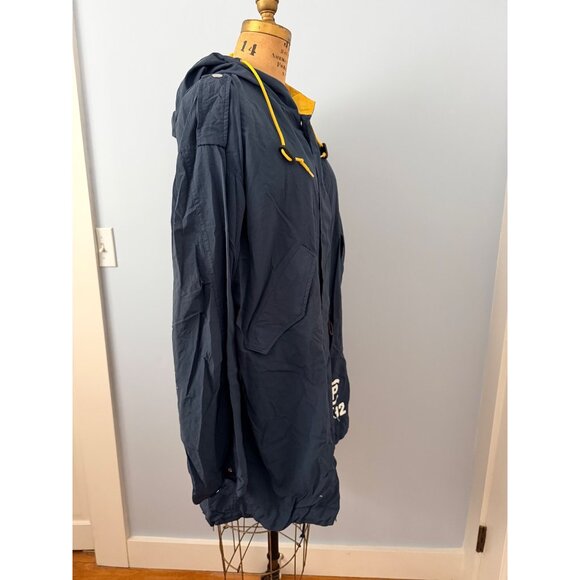 Vintage Ralph Lauren RL-92 Fishtail Hooded Nylon Jacket Mens L Navy Blue - Picture 8 of 16